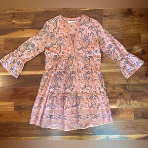 EUC Lola Australia Morocco Spiced Apricot Midi; Size XS